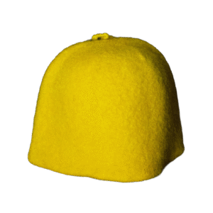 Geltona pirties kepurė